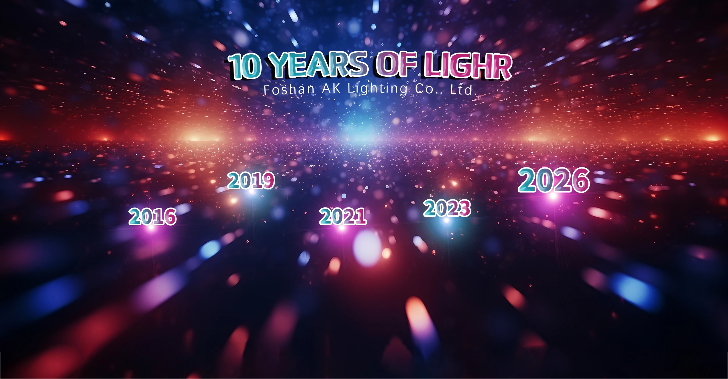 Kina LED-scenelysleverandør siden 2016